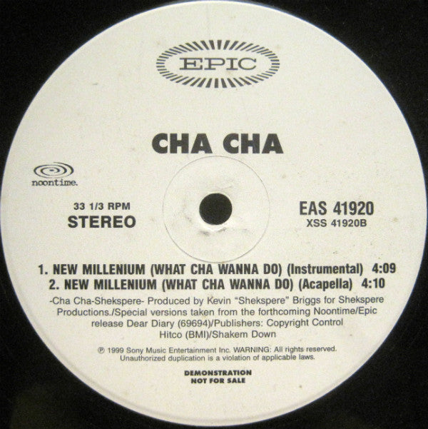 Cha Cha New Millenium What Cha Wanna Do 12