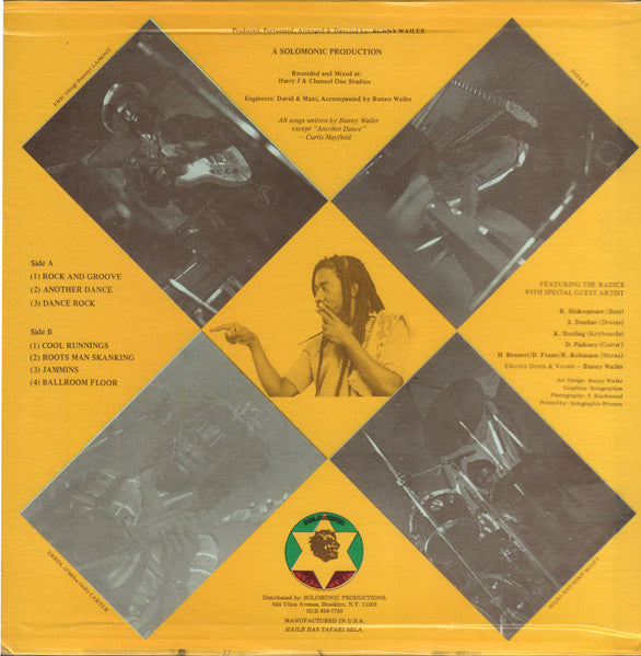 Bunny Wailer - Rock 'N' Groove (LP, Album)