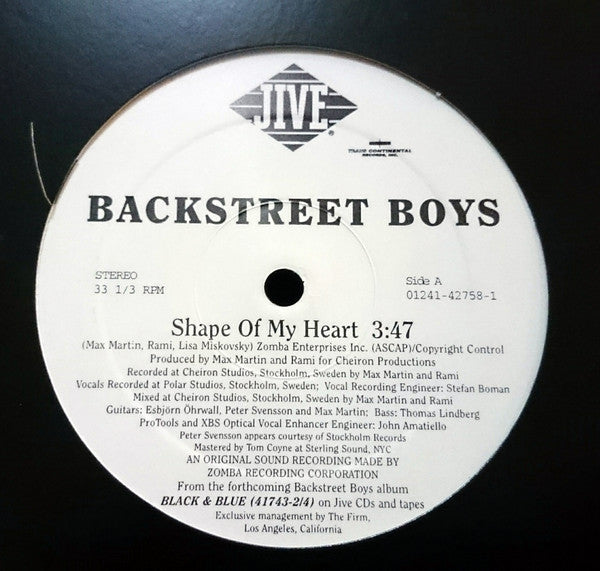 Backstreet Boys - Shape Of My Heart (12"", Single)