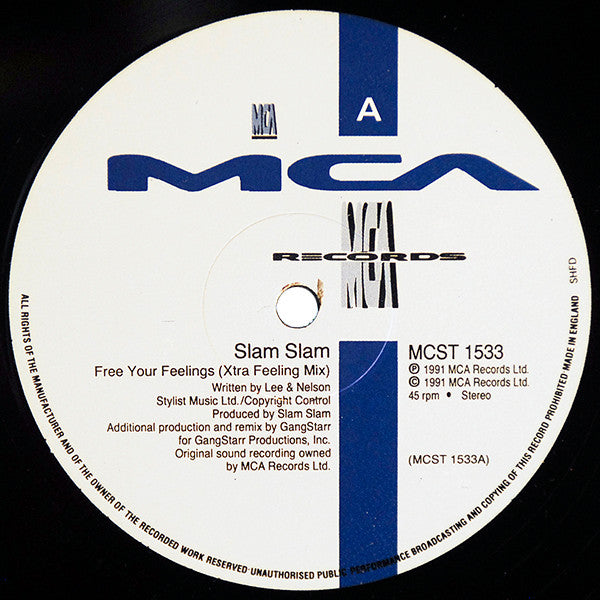 Slam Slam - Free Your Feelings (12"")