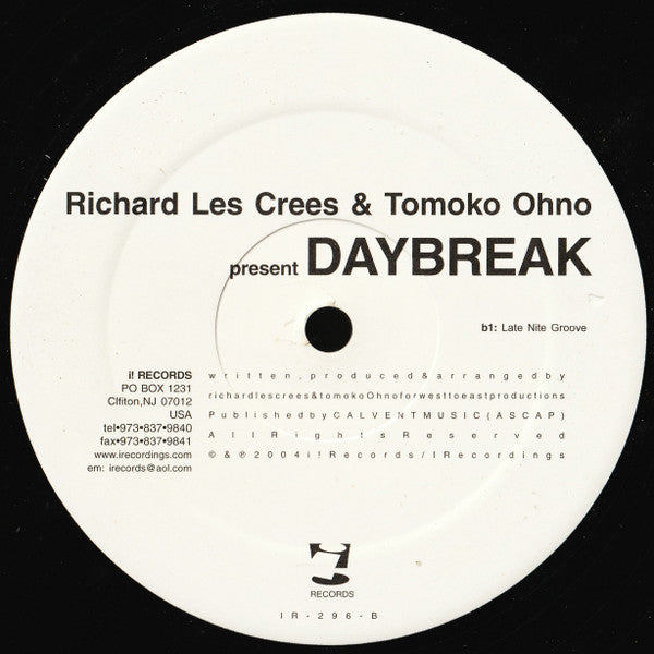 Richard Les Crees & Tomoko Ohno - Daybreak (12"")