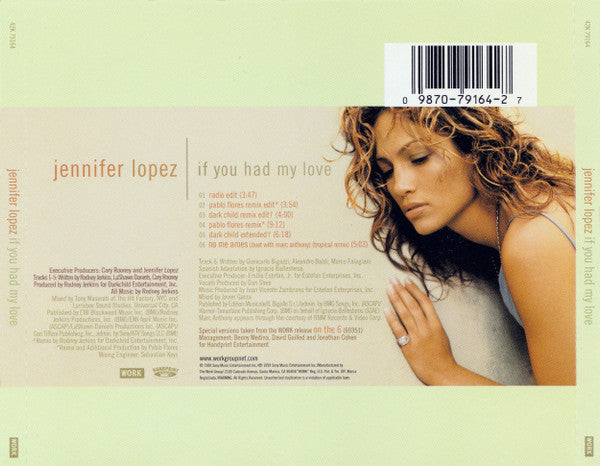 Jennifer Lopez - If You Had My Love (CD, Maxi)