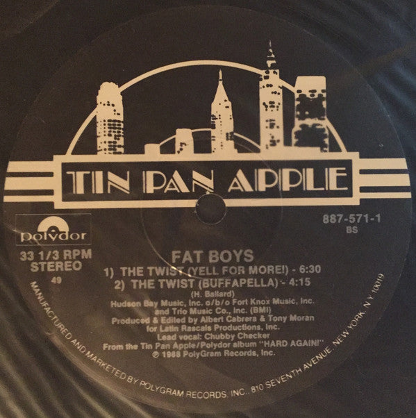 Fat Boys - The Twist (12"", Single, Spe)