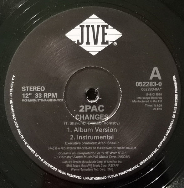 2Pac - Changes (12"")