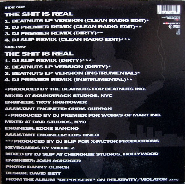 Fat Joe Da Gangsta* - The Shit Is Real (12"")
