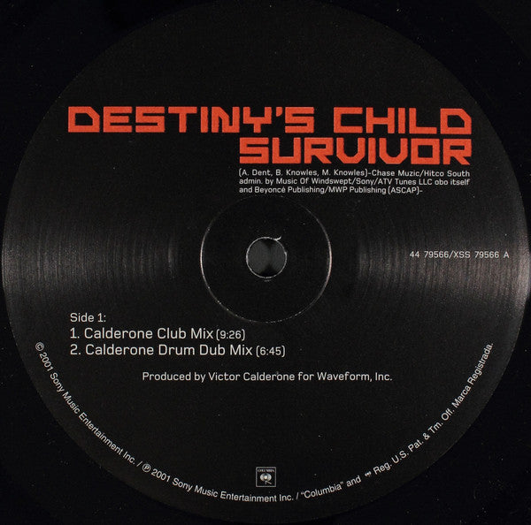 Destiny's Child - Survivor (Dance Mixes) (12"")