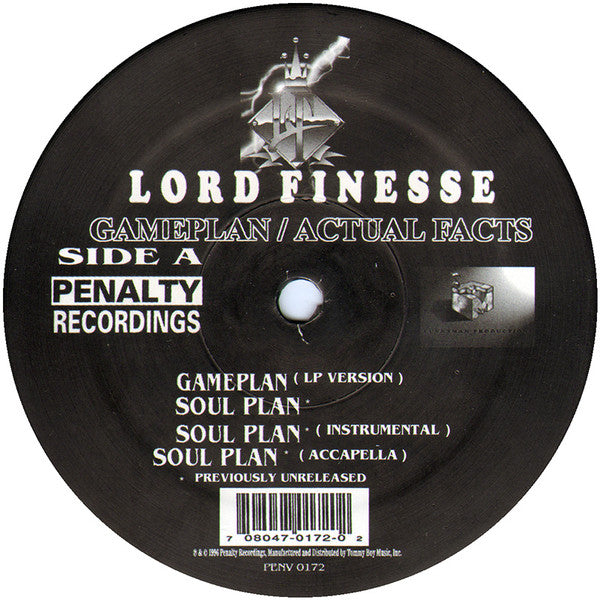 Lord Finesse - Gameplan / Actual Facts (12"")