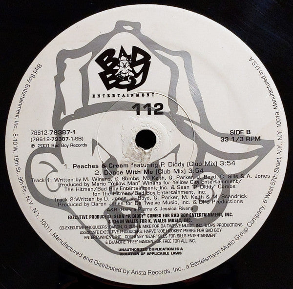 112 - Peaches & Cream / Dance With Me (12"")