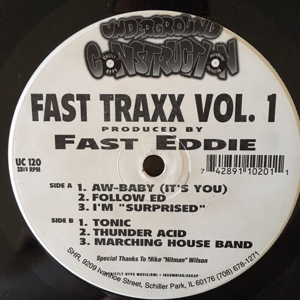 Fast Eddie* - Fast Traxx Vol. 1 (12"")