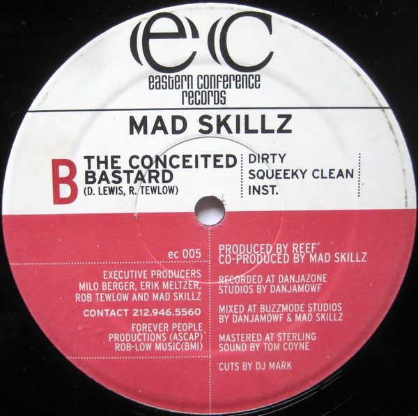 Mad Skillz - Lick The Balls / The Conceited Bastard (12"")