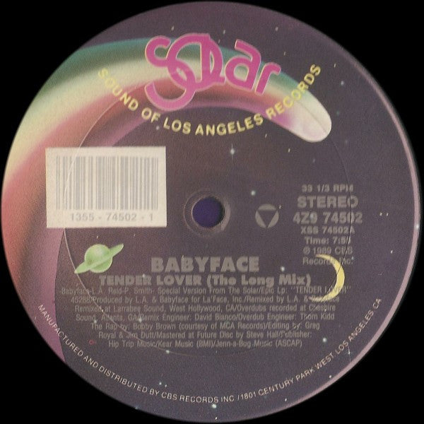 Babyface - Tender Lover (12"")