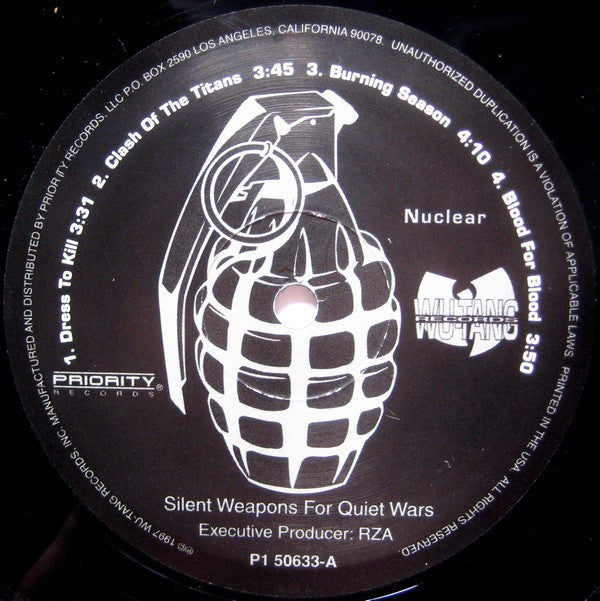 Killarmy - Silent Weapons For Quiet Wars (2xLP, Album)