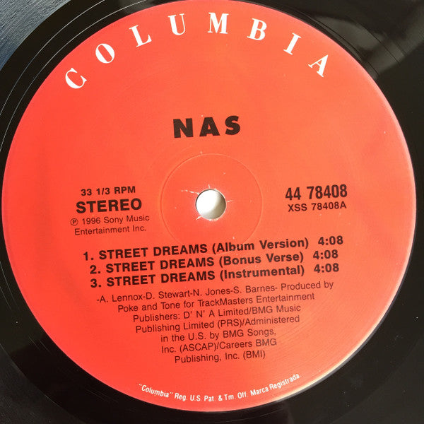 Nas - Street Dreams (12"")