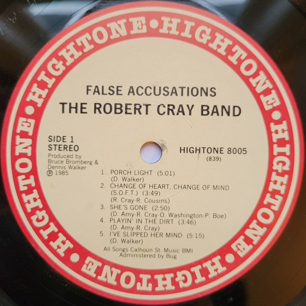The Robert Cray Band - False Accusations (LP, Album)