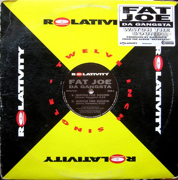 Fat Joe Da Gangsta* - Watch The Sound (12"", Single, Promo)