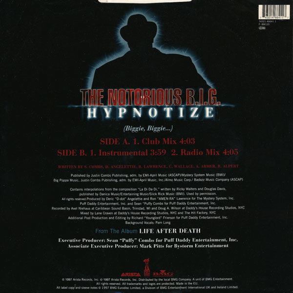 The Notorious B.I.G.* - Hypnotize (12"")