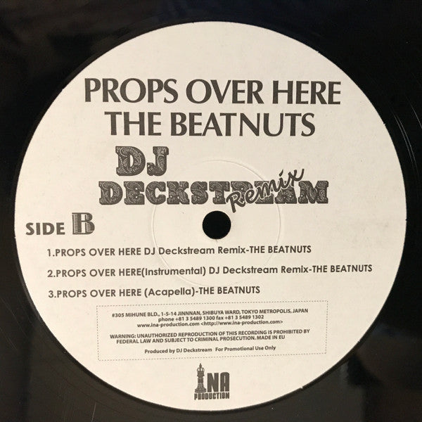INI / The Beatnuts - DJ Deckstream Remixes (12"", P/Unofficial, Promo)