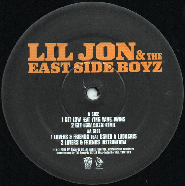 Lil' Jon & The East Side Boyz - Lovers & Friends / Get Low(12")