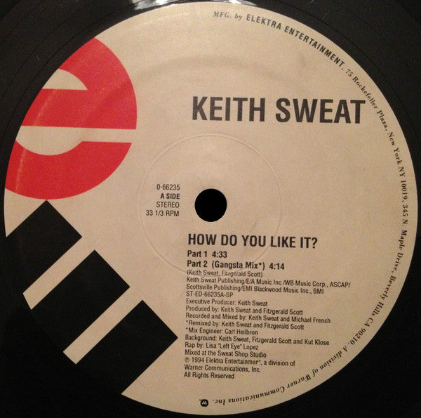 Keith Sweat - How Do You Like It? (12"")