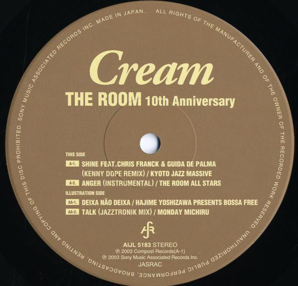 Various - The Room - 10th Anniversary (Cream) (12"", Comp)