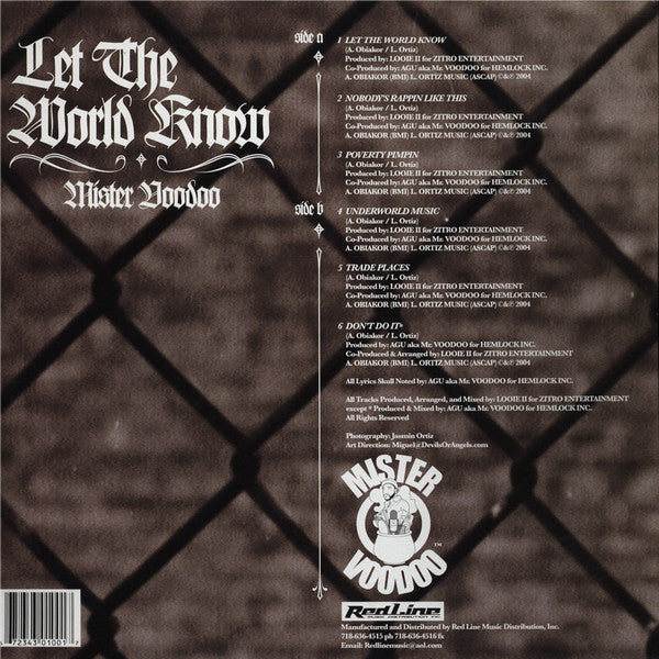 Mister Voodoo* - Let The World Know (12"")