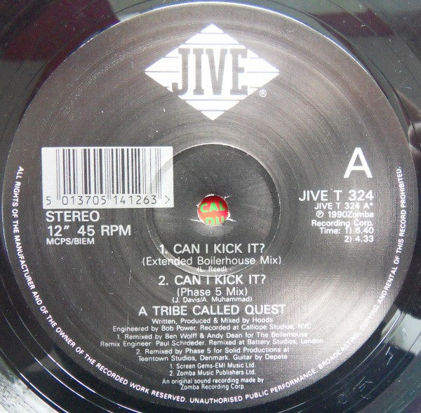 A Tribe Called Quest - Can I Kick It? (12"")