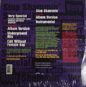 Big Daddy Kane - Very Special / Stop Shammin' (12"")