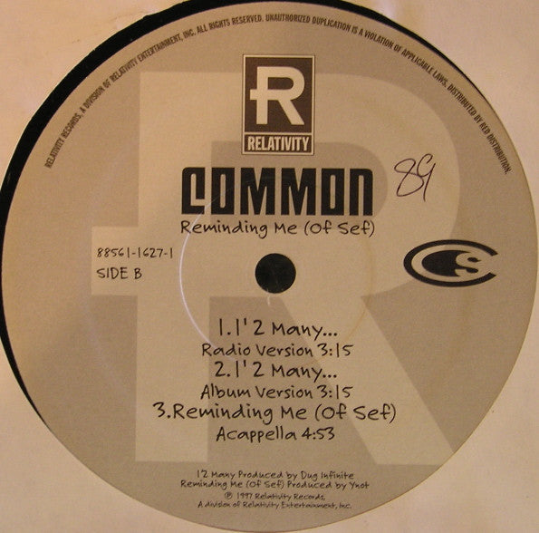 Common - Reminding Me (Of Sef) (12"")