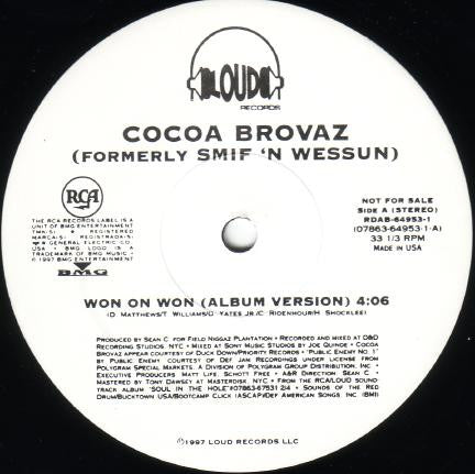 Cocoa Brovaz - Won On Won (12"", Promo)