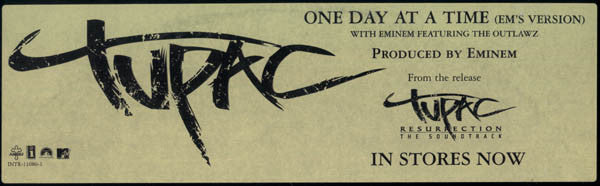 2Pac - One Day At A Time (Em's Version)(12", Promo)