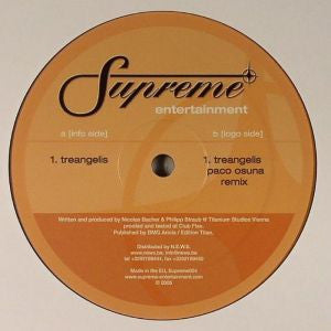 Felipe & Nicolas Bacher - Treangelis (12"")