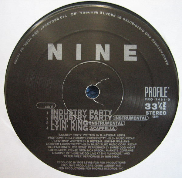 Nine - Lyin' King (12"", Single)