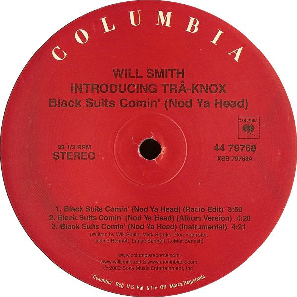 Will Smith - Black Suits Comin' (Nod Ya Head) (12"")