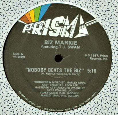 Biz Markie Featuring T.J. Swan* - Nobody Beats The Biz (12"")