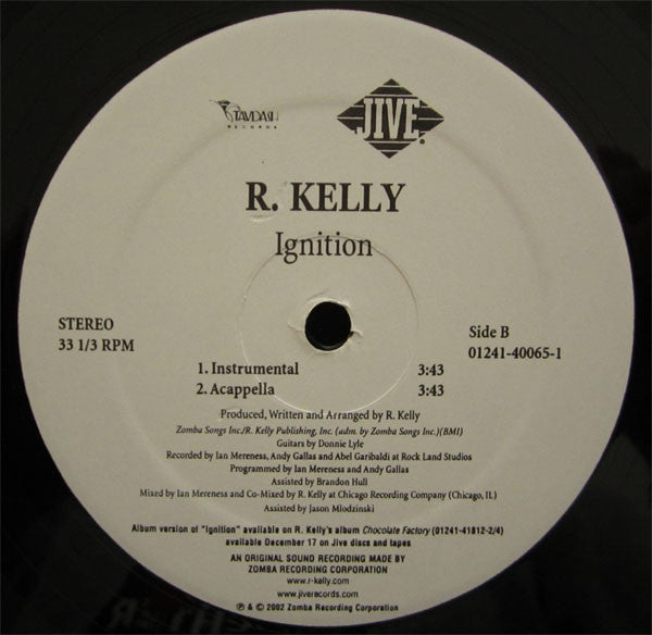 R. Kelly - Ignition (12"")