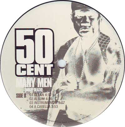 50 Cent - 21 Questions / Many Men [Wish Death] (12"")