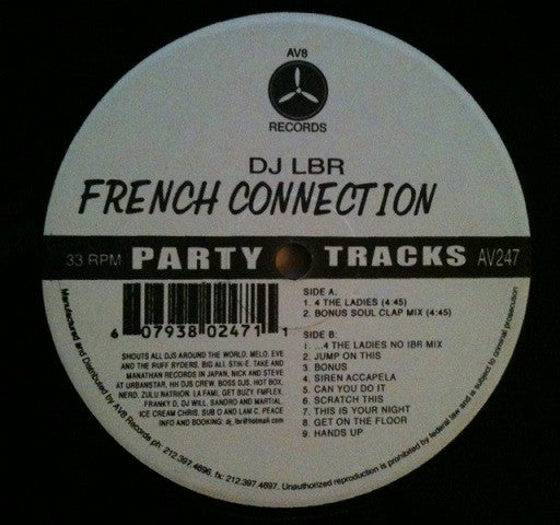 DJ LBR - French Connection Vol 7 (12"")