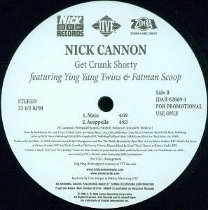 Nick Cannon - Get Crunk Shorty(12", Maxi, Promo)