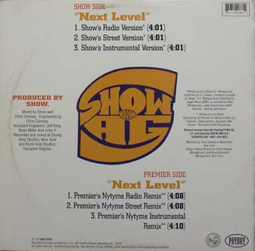 Show And AG* - Next Level (12"")