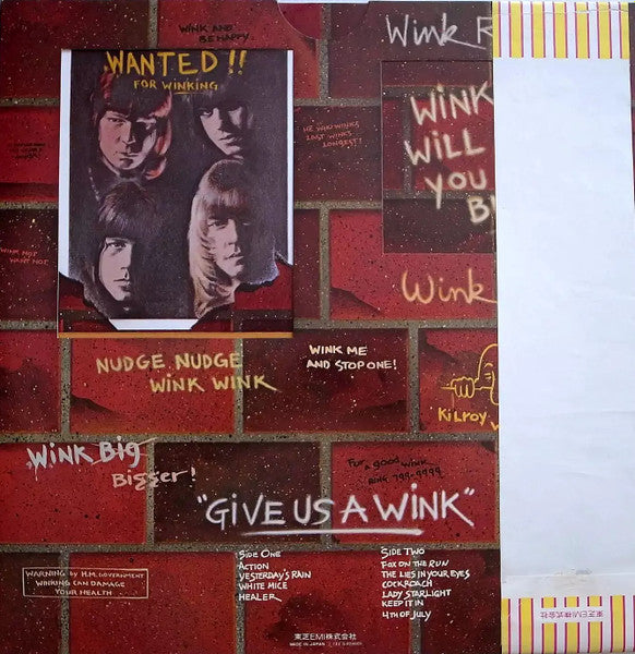 Sweet* - Give Us A Wink = 甘い誘惑 (LP, Album, Die)