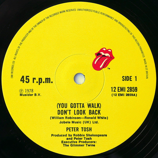 Peter Tosh - Don’t Look Back (12"")