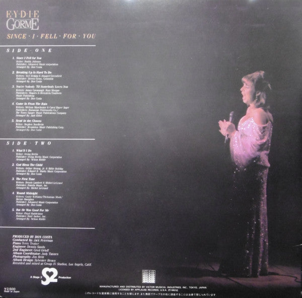 Eydie Gorme* - Since I Fell For You (LP, Album)