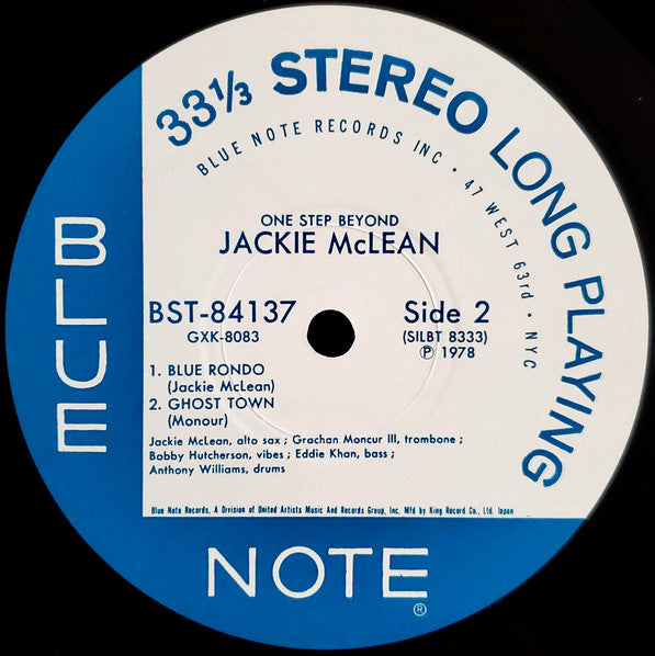 Jackie McLean - One Step Beyond (LP, Album, RE)