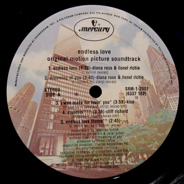 Various - Endless Love Original Motion Picture Soundtrack(LP, Comp,...