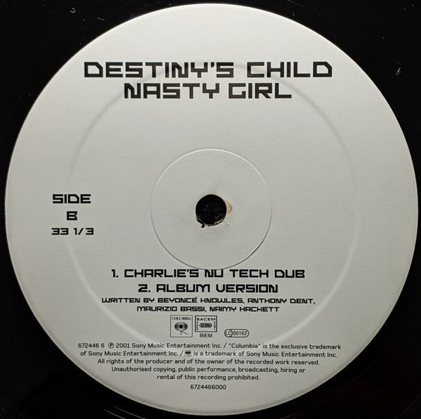 Destiny's Child - Nasty Girl (12"", Single)