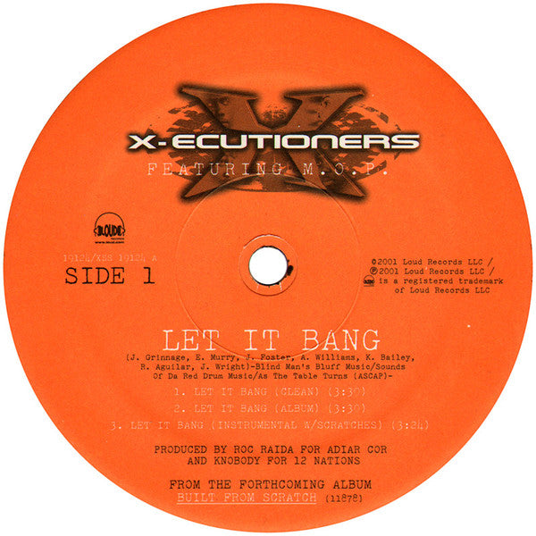 The X-Ecutioners Featuring M.O.P. - Let It Bang... (12"")