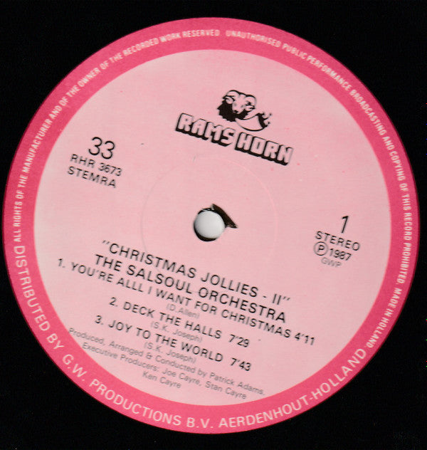 The Salsoul Orchestra - Christmas Jollies II (LP, Album, RE)