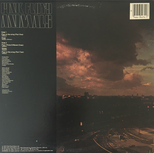 Pink Floyd - Animals (LP, Album, RP, Pit)