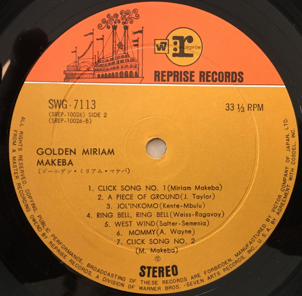 Miriam Makeba - Golden (LP, Comp)