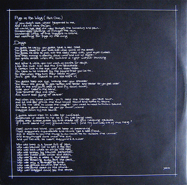 Pink Floyd - Animals (LP, Album, RP, Pit)